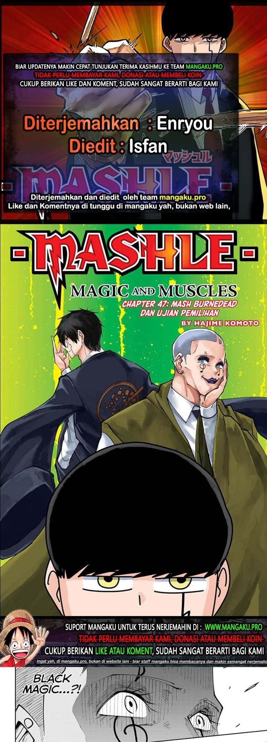 Komik Mashle: Magic and Muscles Chapter 47 gambar nomor 1