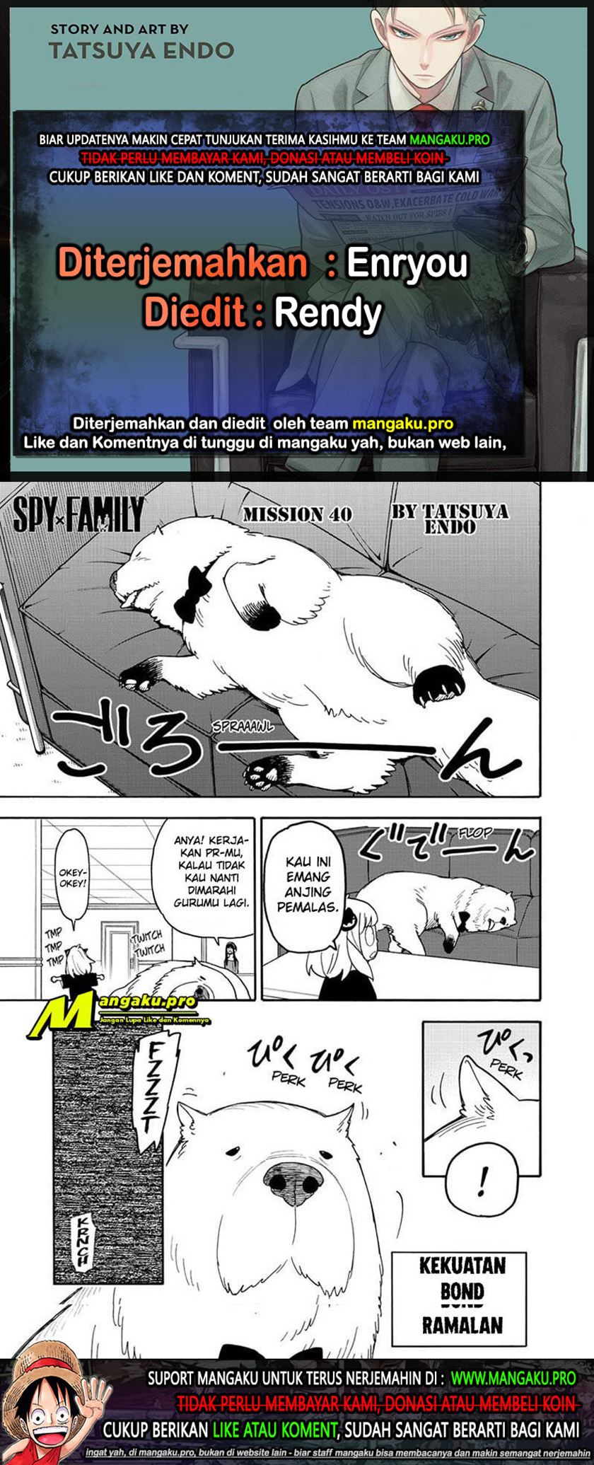 Komik Spy X Family Chapter 40 gambar nomor 1