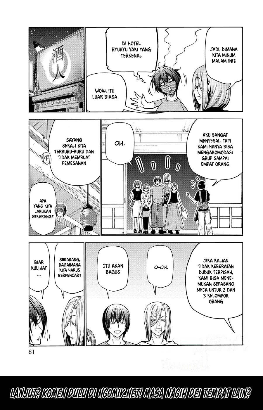 Grand Blue Chapter 68.2 Gambar 15