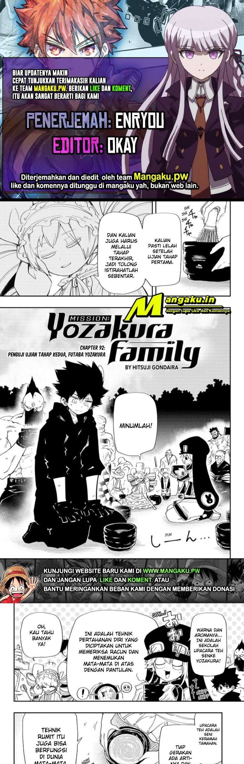 Komik Mission: Yozakura Family Chapter 93 gambar nomor 1