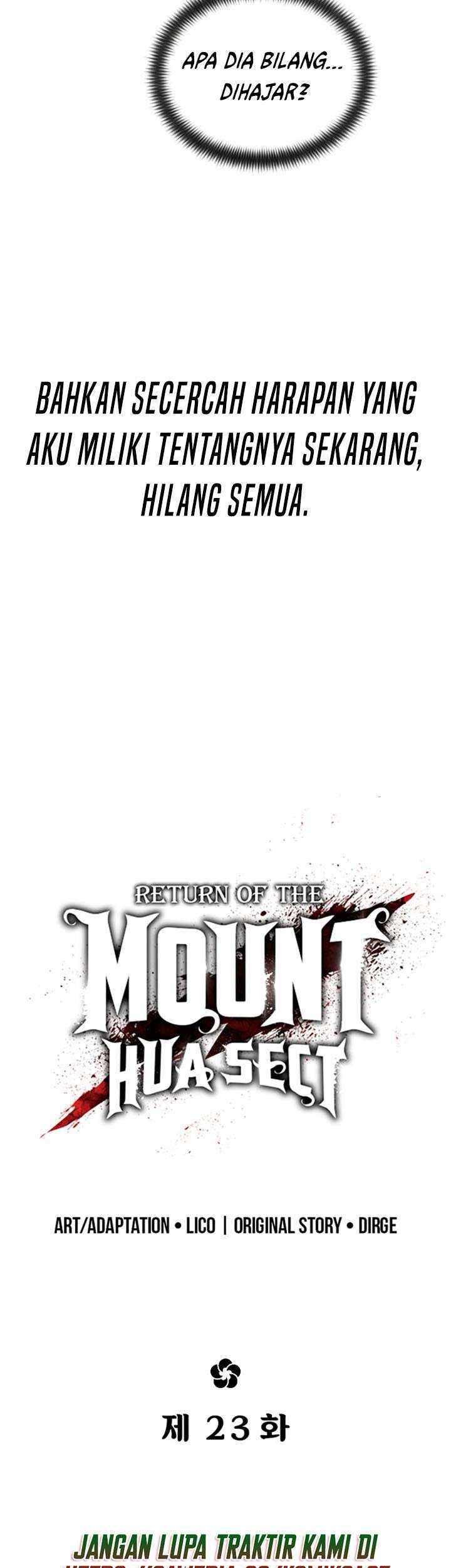 Return of the Flowery Mountain Sect Chapter 23 Gambar 47