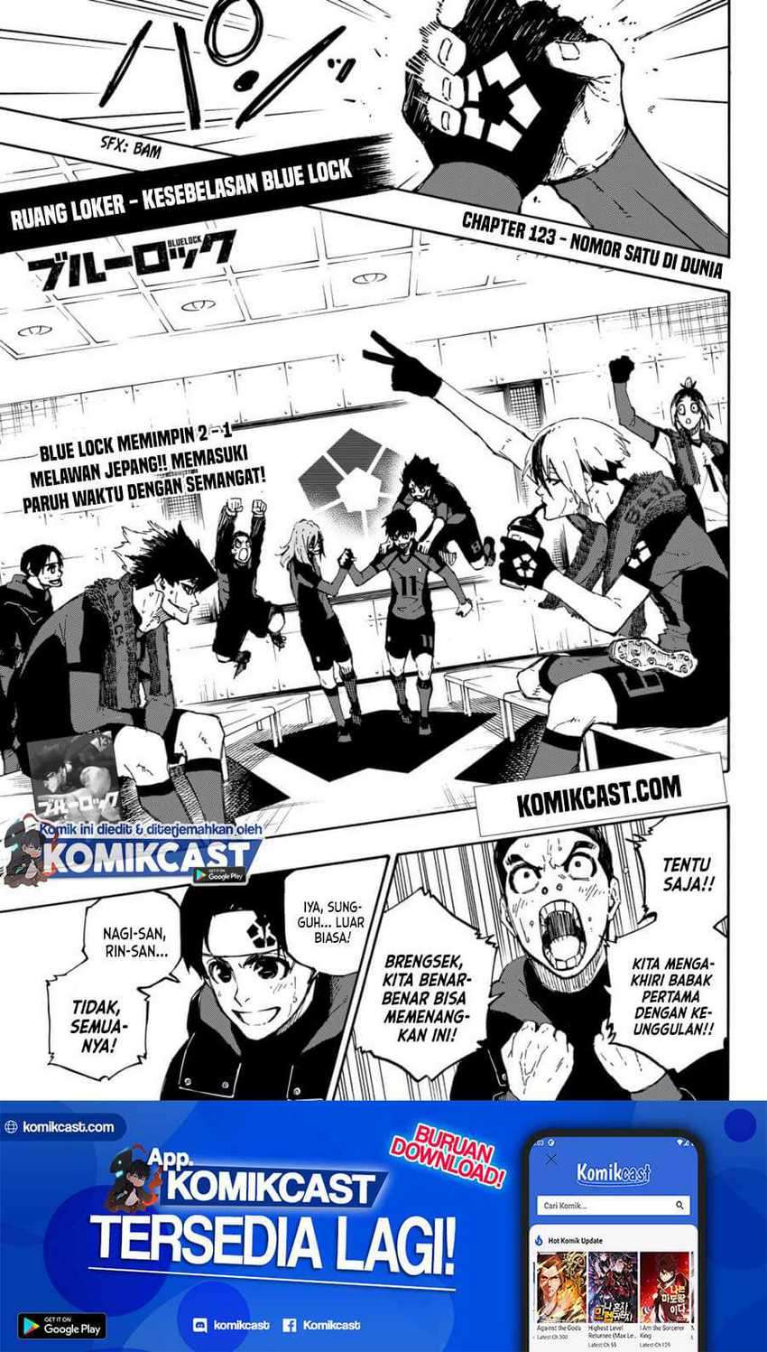 Manga Blue Lock Chapter 123 gambar nomor 2