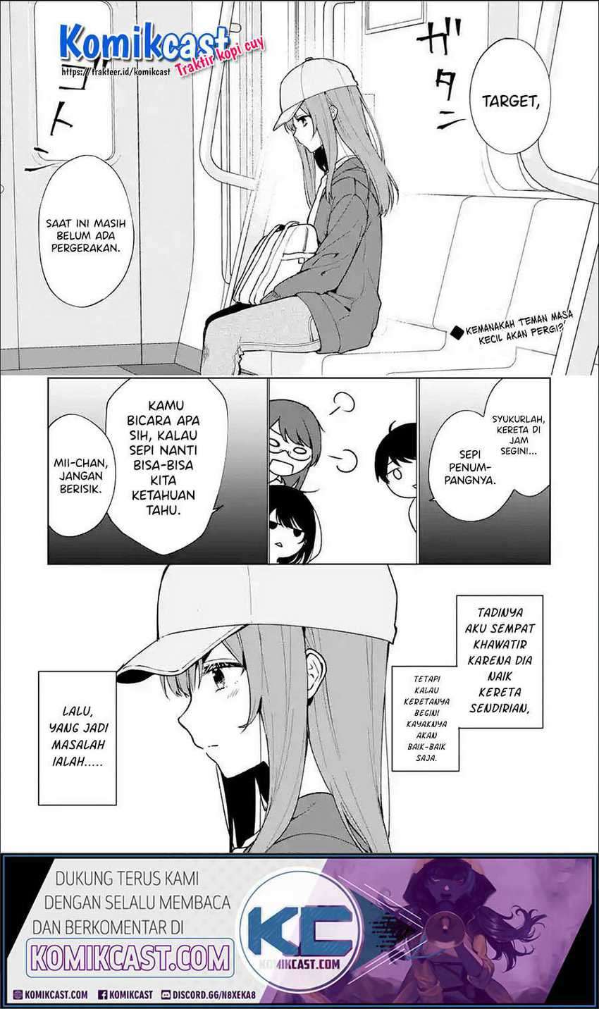 Manga Chikan Saresou ni Natteiru S-kyuu Bishoujo wo Tasuketara Tonari no Seki no Osanajimi datta Chapter 32.1 gambar nomor 2