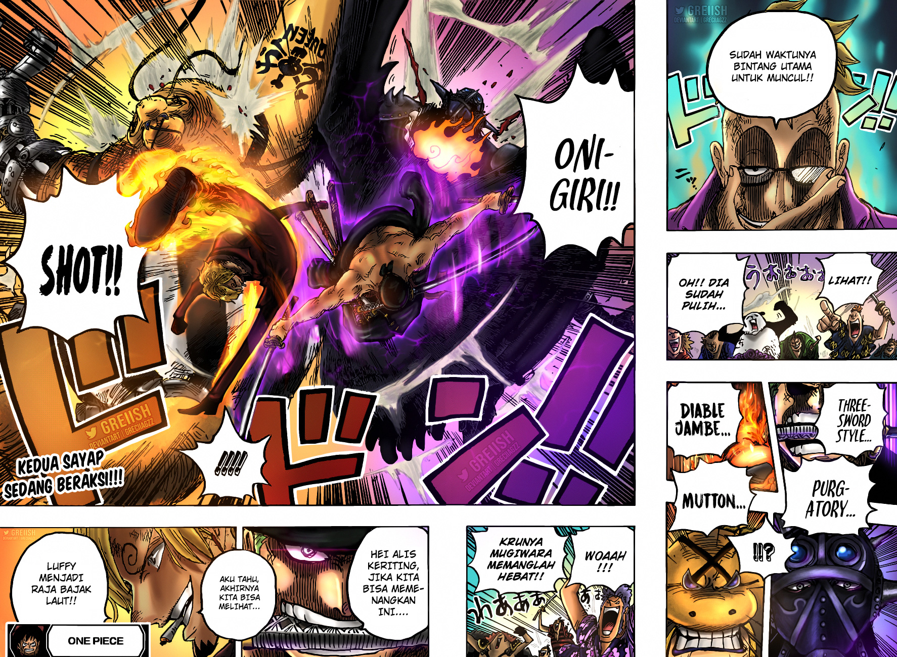One Piece Chapter 1022 Gambar 15