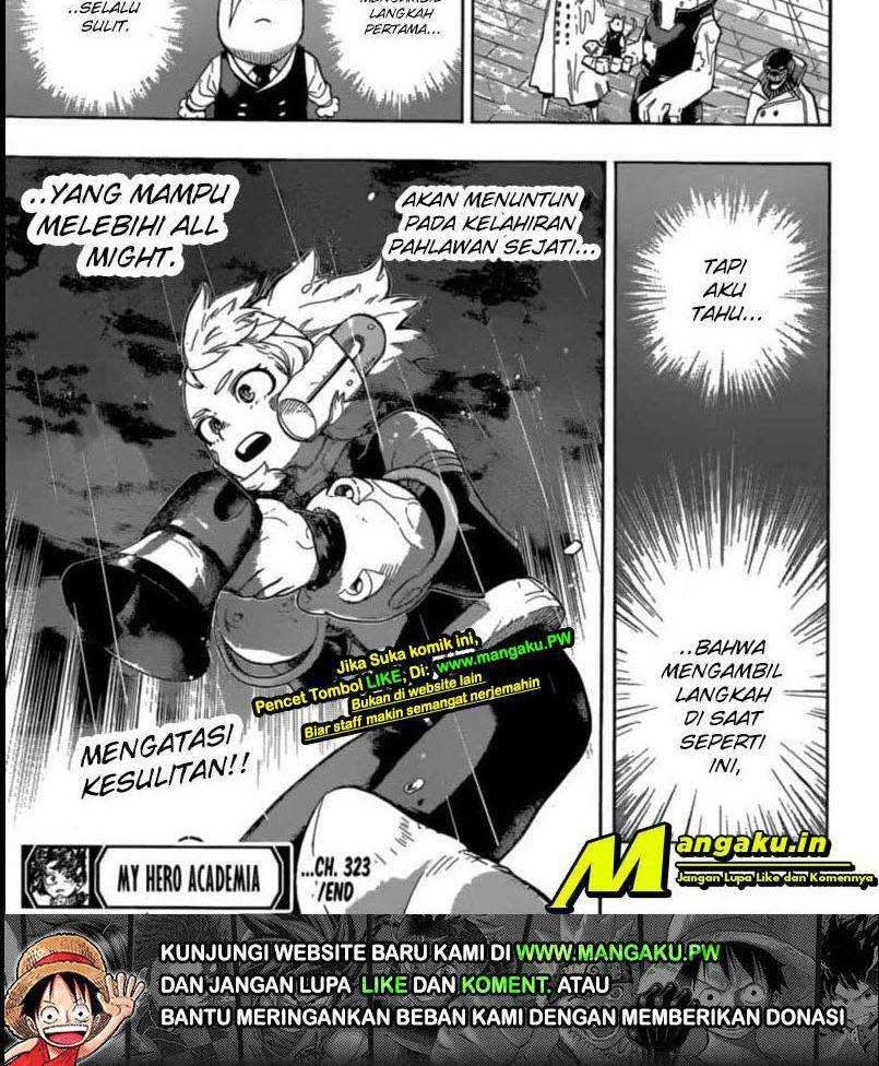 Boku no Hero Academia Chapter 323 Gambar 12