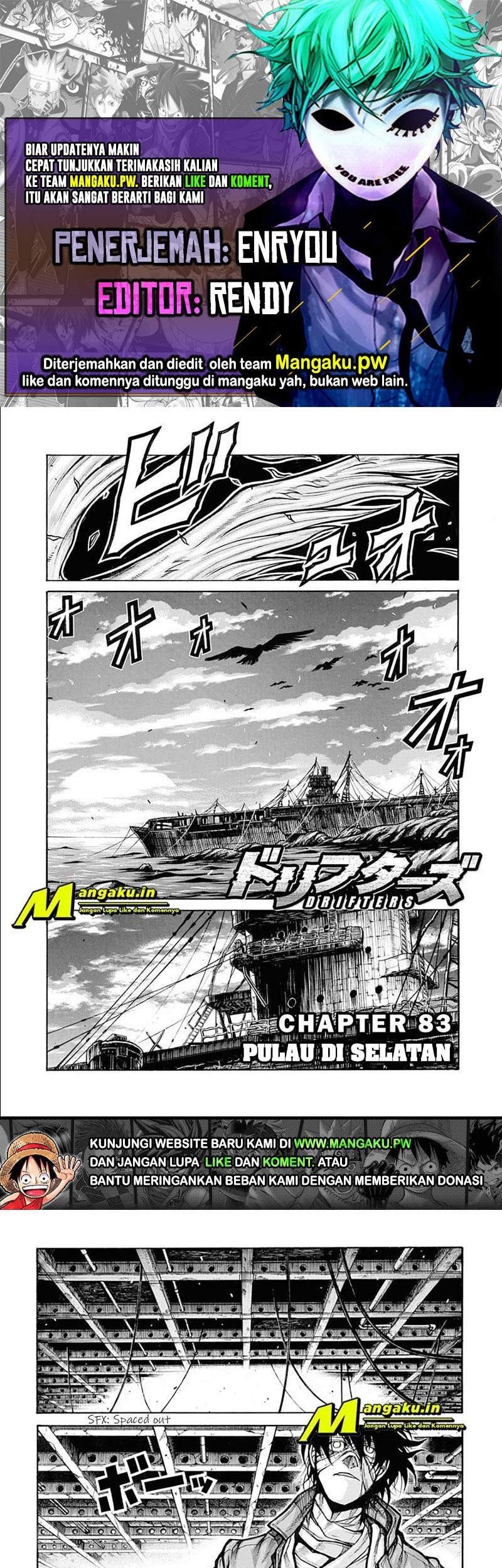 Komik Drifters Chapter 83 gambar nomor 1