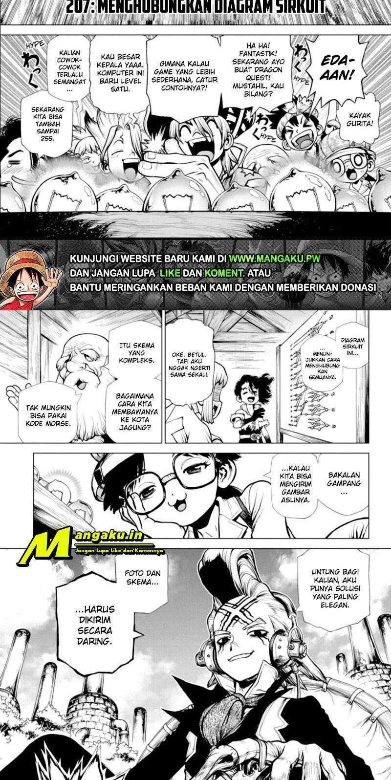 Manga Dr. Stone Chapter 207 gambar nomor 2