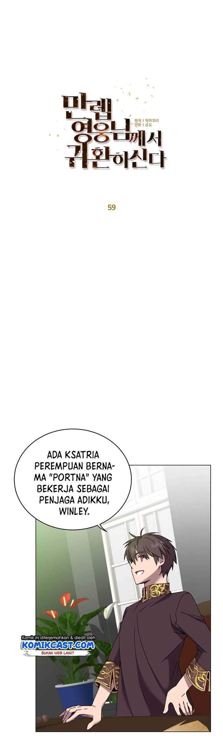 The MAX leveled hero will return! Chapter 59 Gambar 32