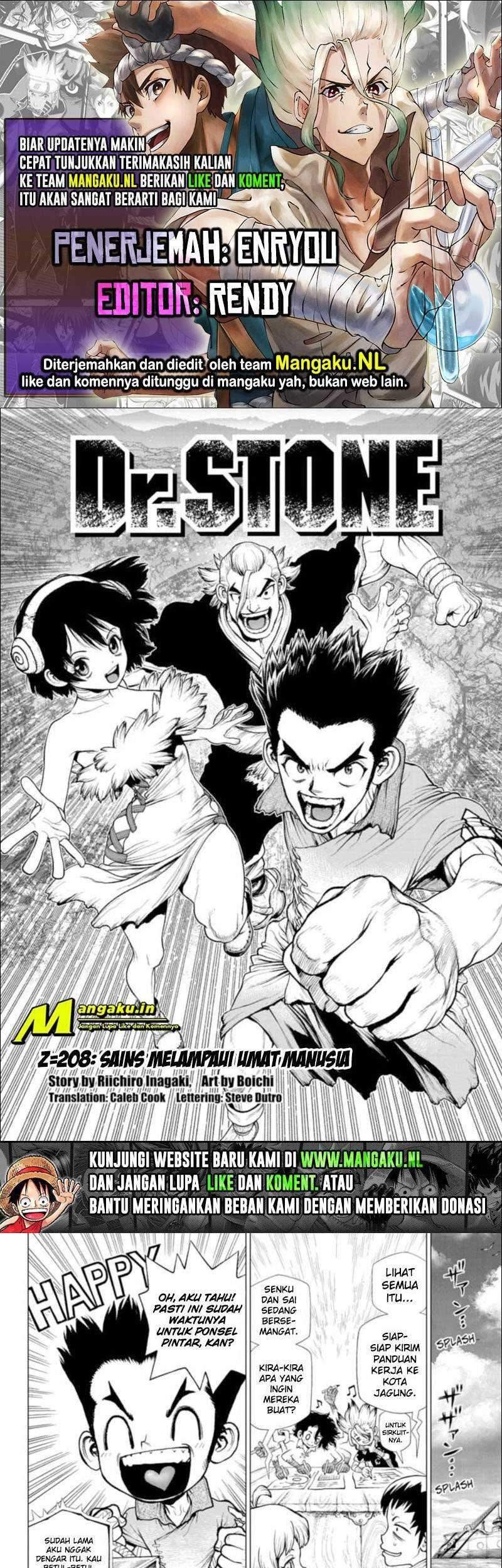 Komik Dr. Stone Chapter 208 gambar nomor 1