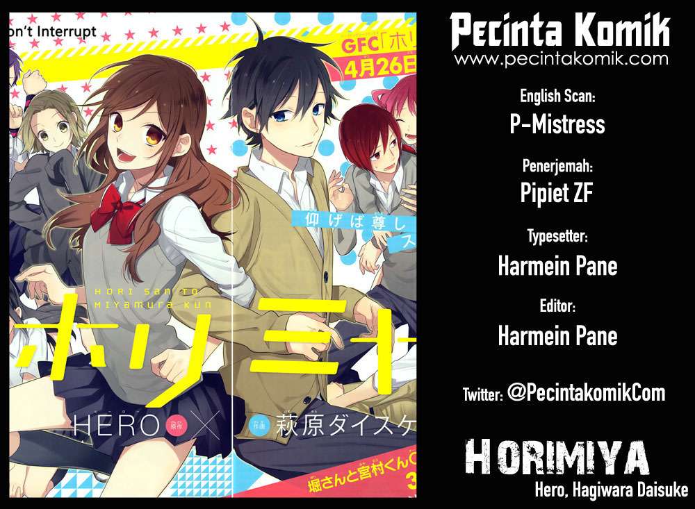 Komik Horimiya Chapter 34 gambar nomor 1
