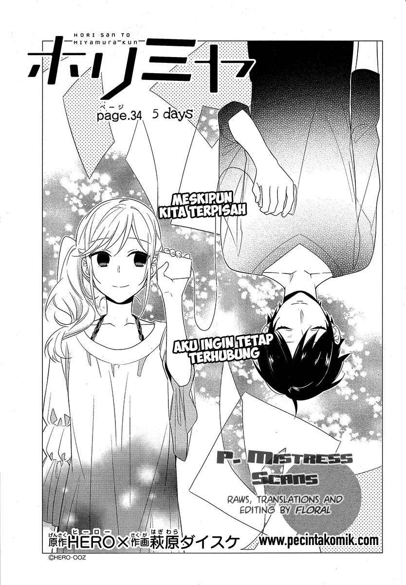 Manga Horimiya Chapter 34 gambar nomor 2