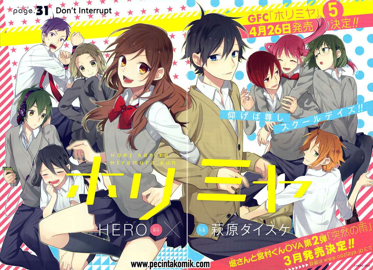 Horimiya Chapter 31 Gambar 3