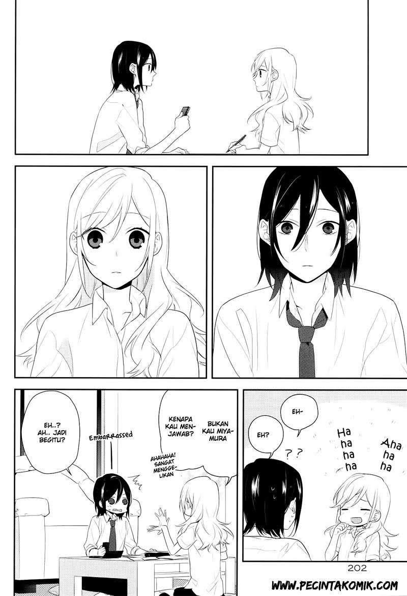 Horimiya Chapter 25 Gambar 24