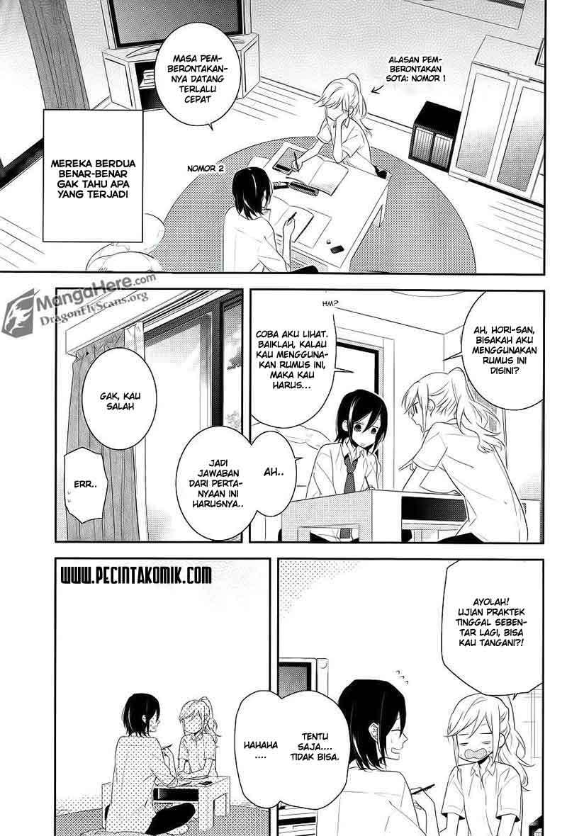 Horimiya Chapter 17 Gambar 9