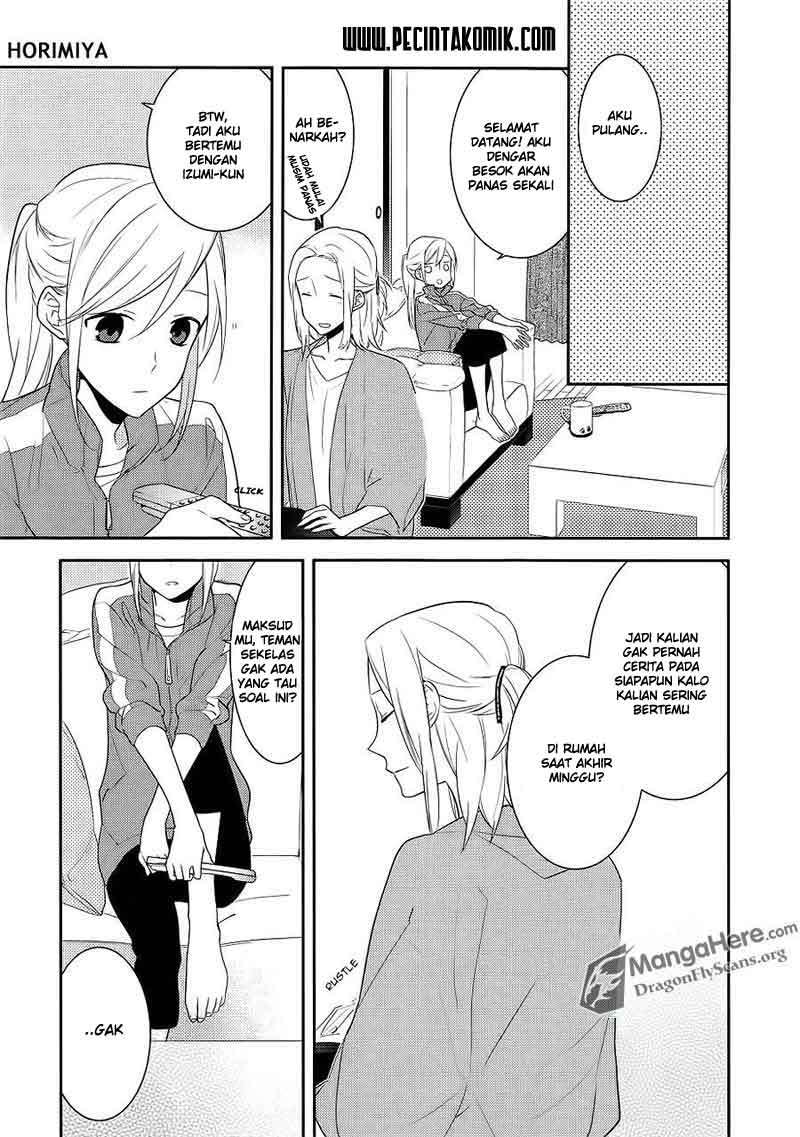 Horimiya Chapter 15 Gambar 17