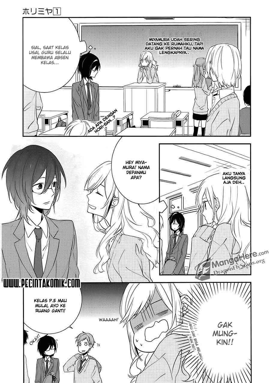 Horimiya Chapter 4 Gambar 8