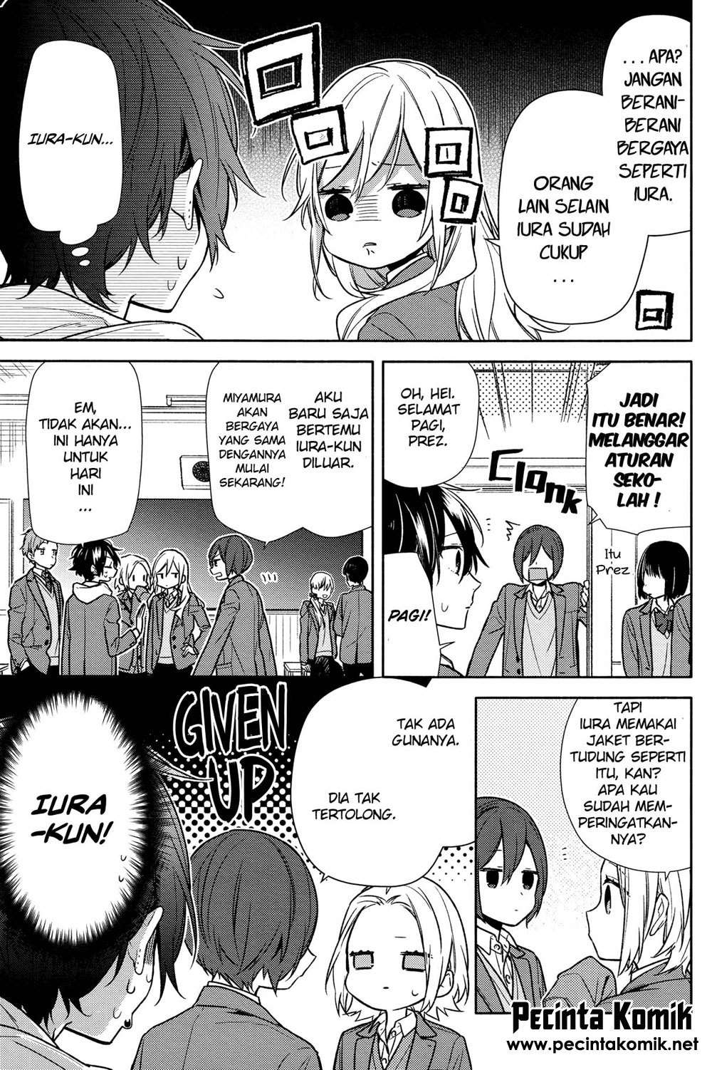Horimiya Chapter 100 Gambar 9