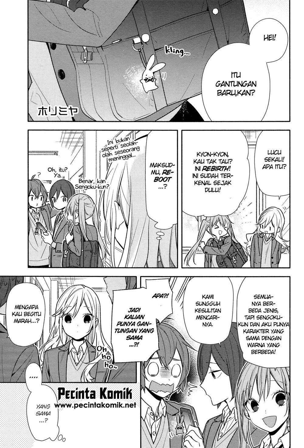 Komik Horimiya Chapter 99 gambar nomor 1