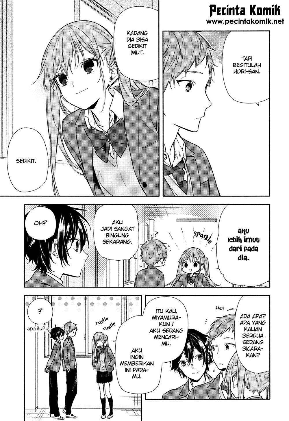Horimiya Chapter 99 Gambar 14