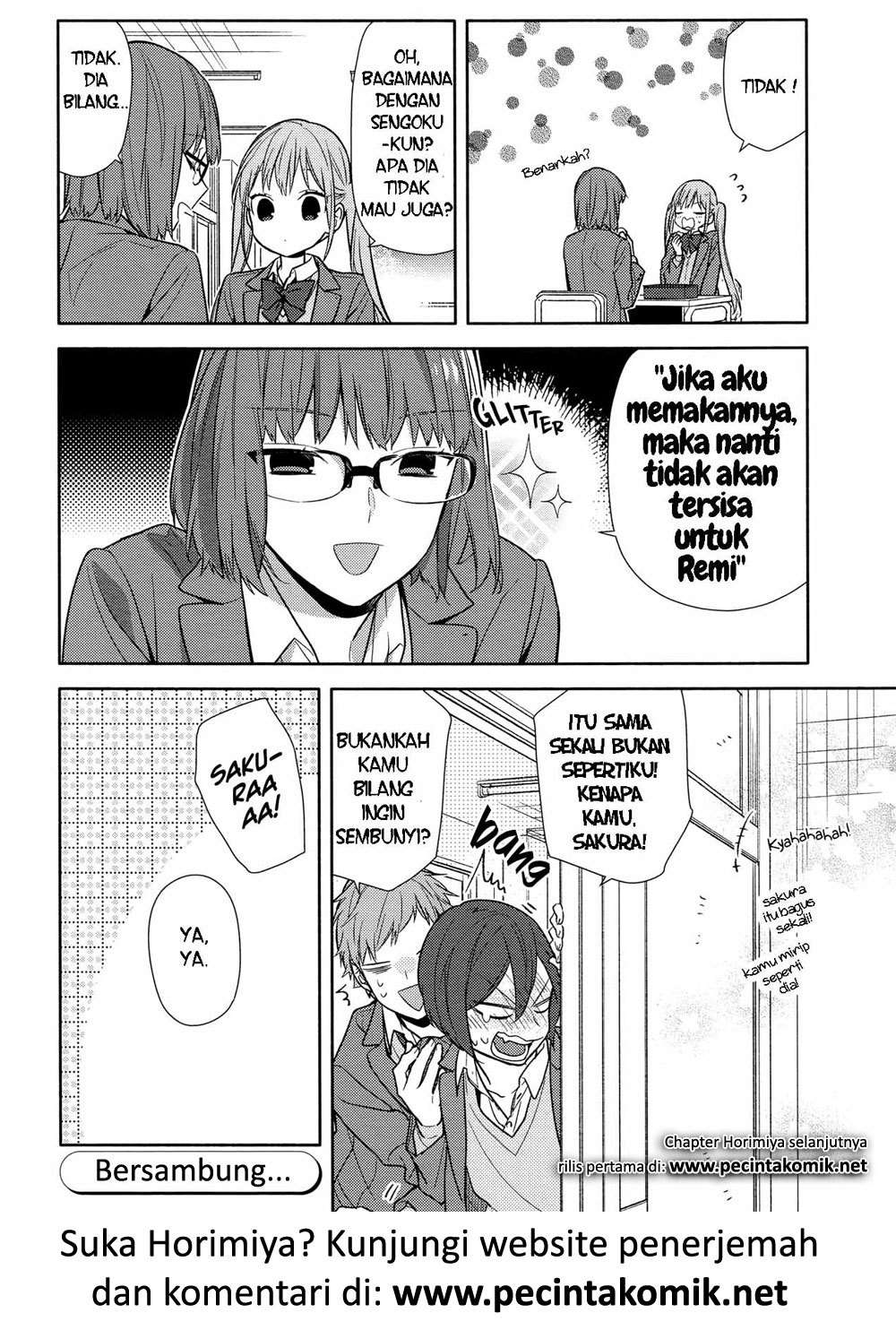 Horimiya Chapter 95 Gambar 19