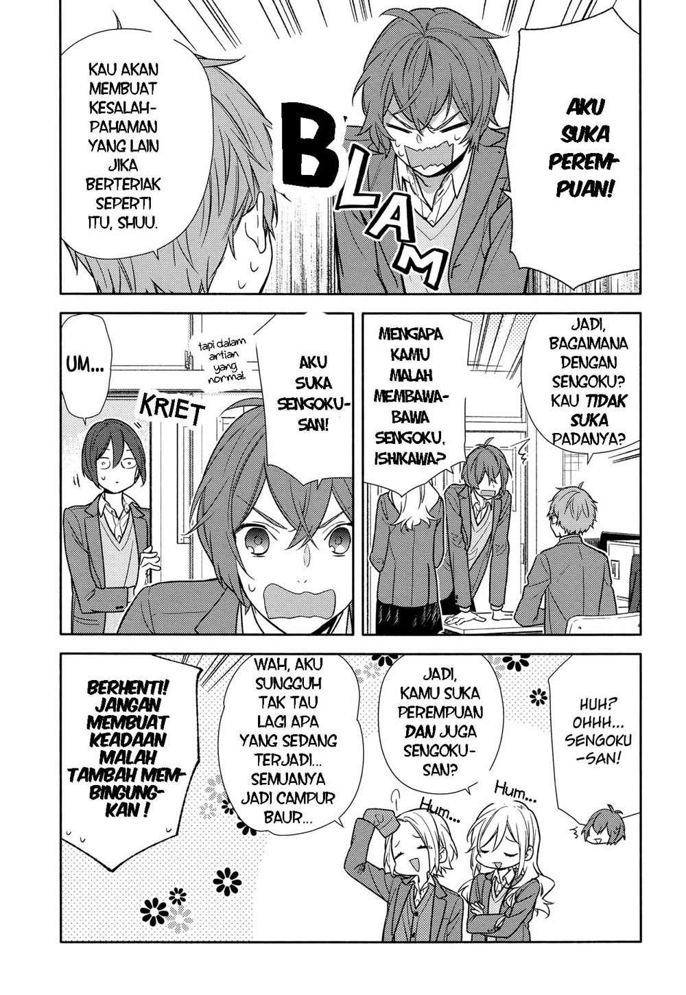 Horimiya Chapter 93 Gambar 16