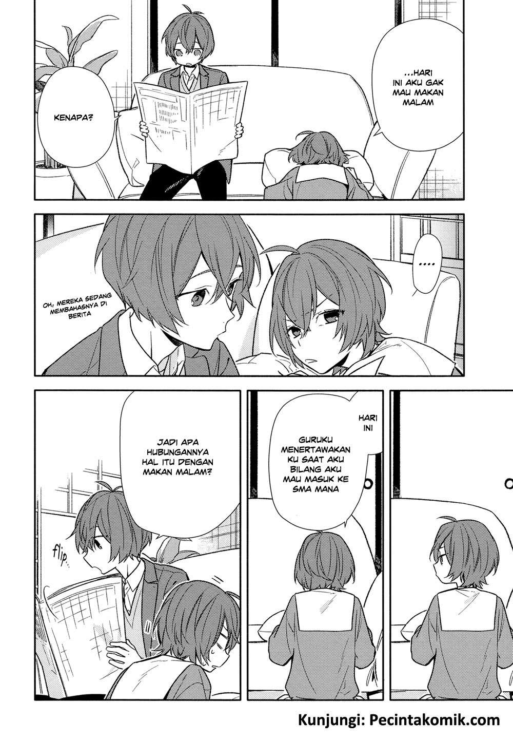 Horimiya Chapter 91 Gambar 9