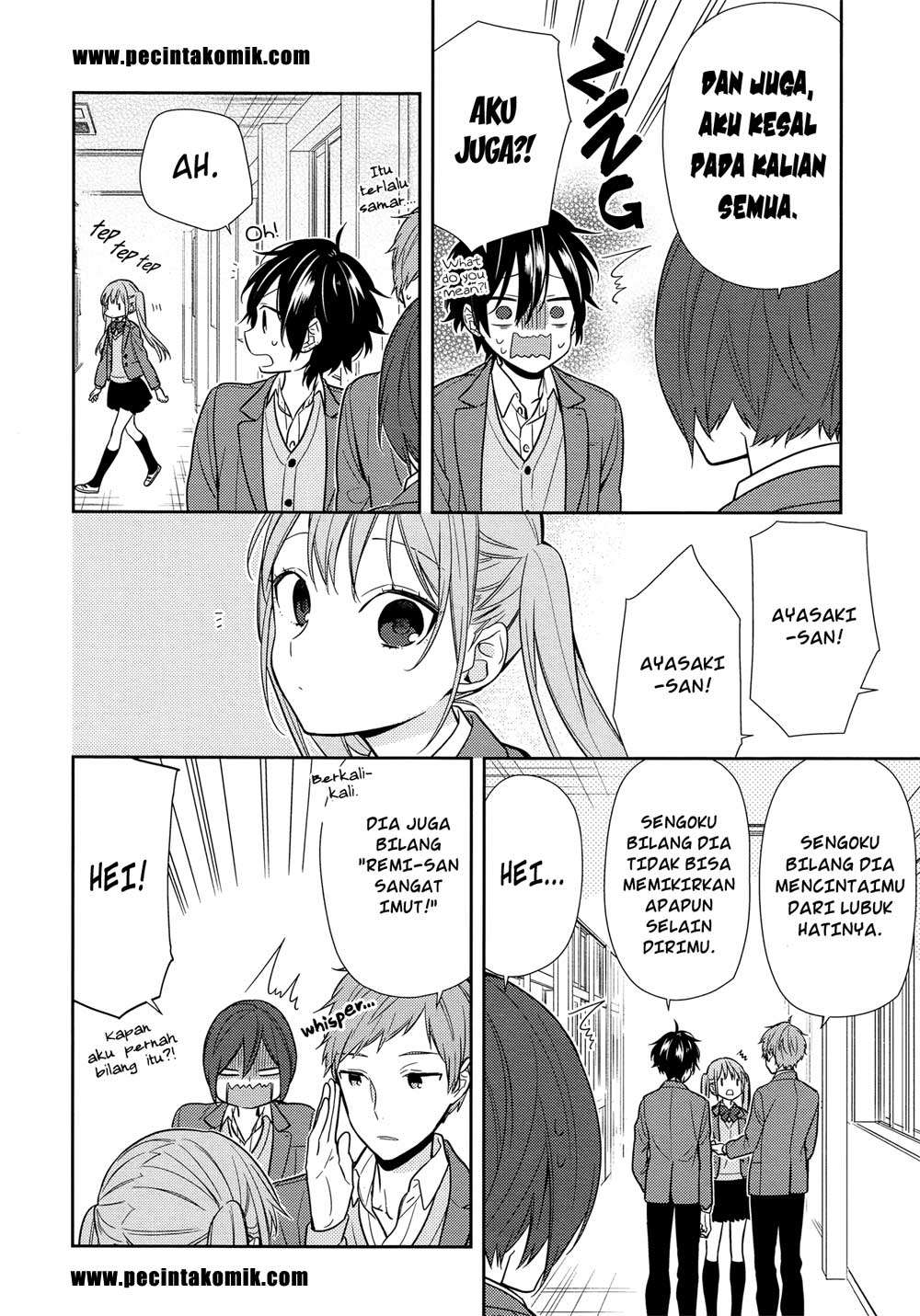 Horimiya Chapter 85 Gambar 14