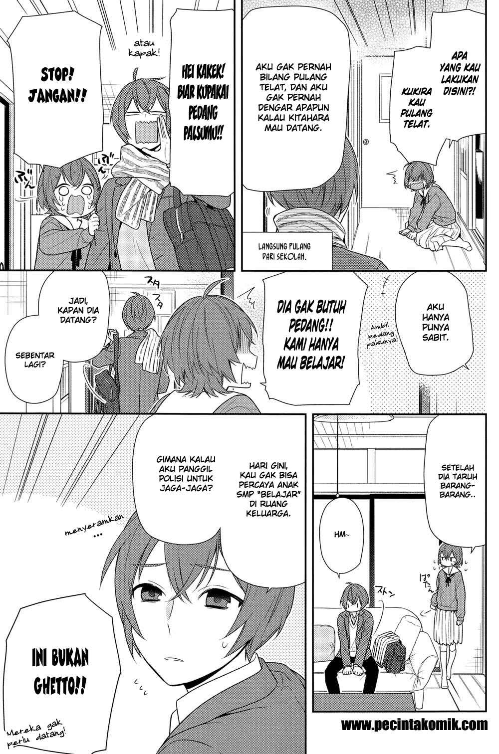Horimiya Chapter 76 Gambar 14
