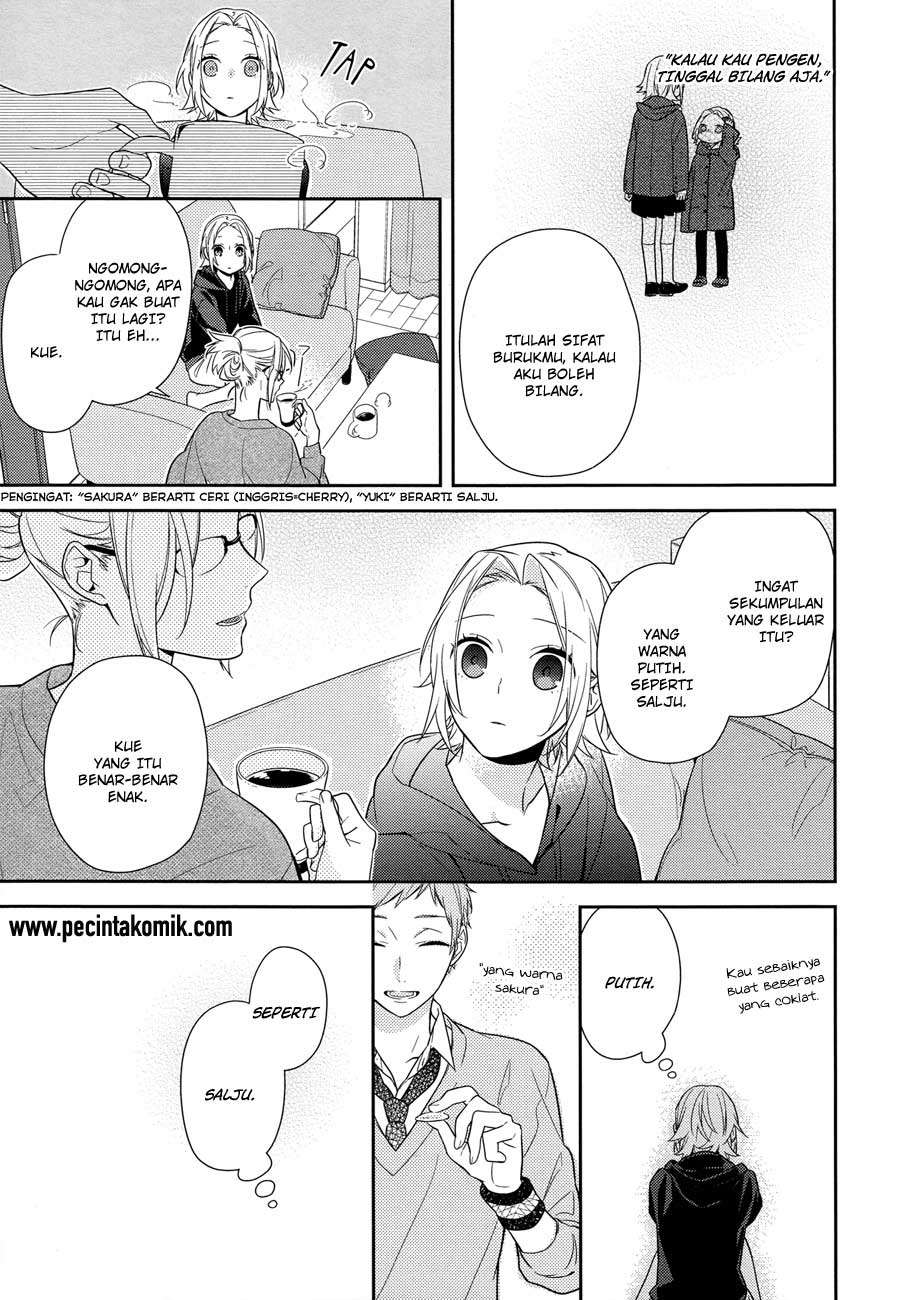 Horimiya Chapter 58 Gambar 23