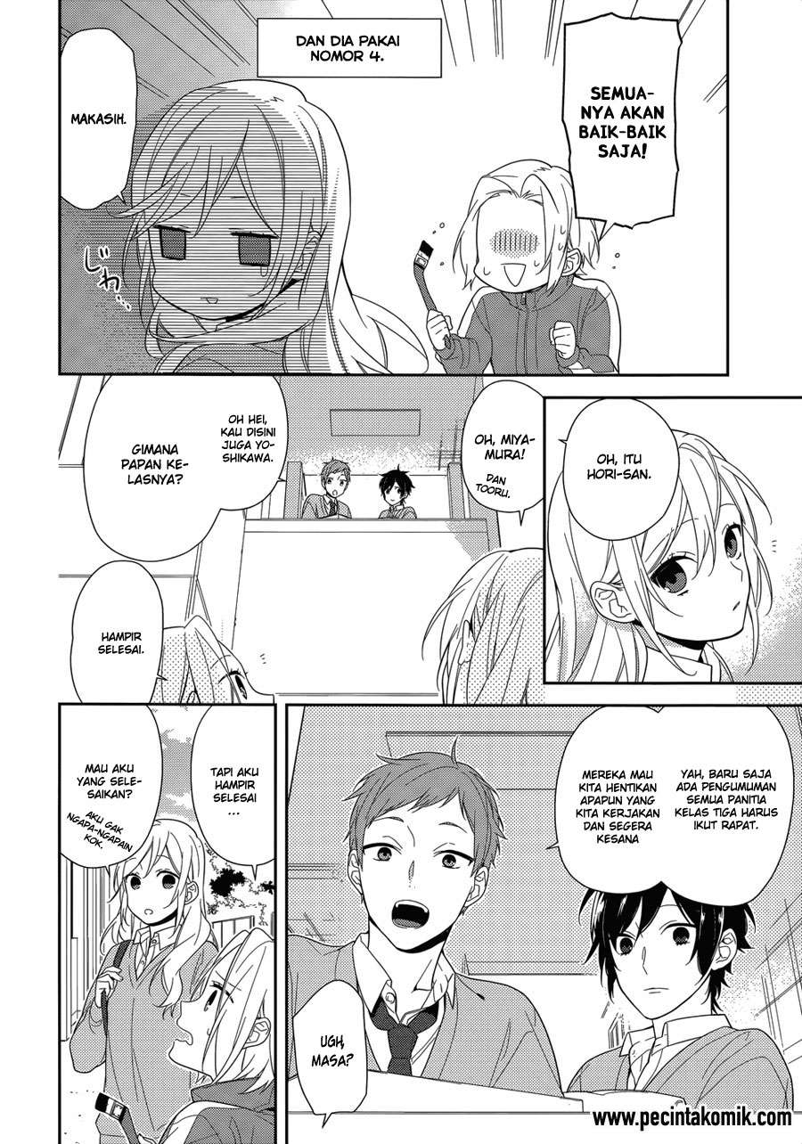 Horimiya Chapter 49 Gambar 14