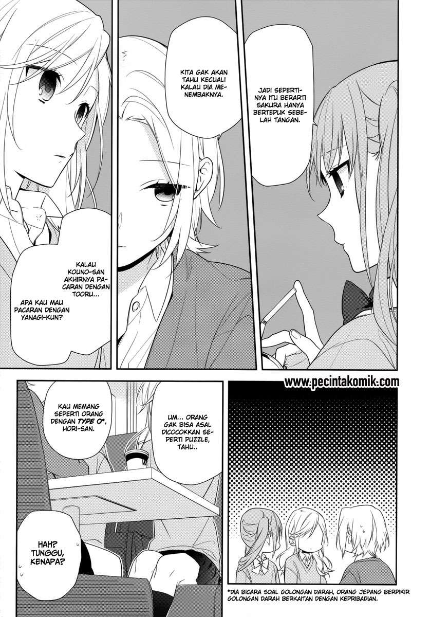 Horimiya Chapter 45 Gambar 12