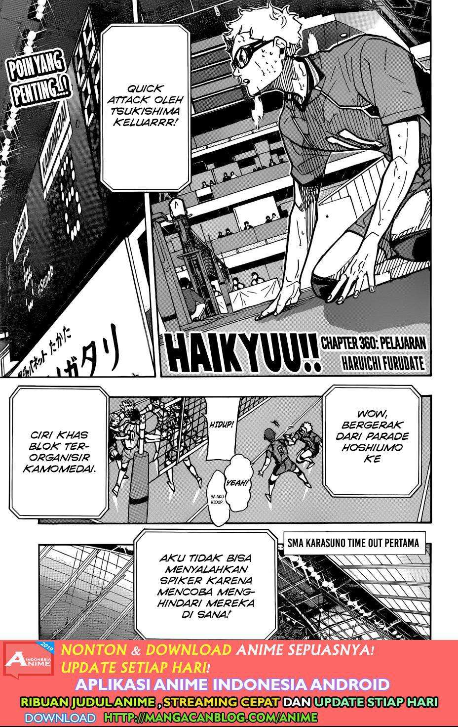 Komik Haikyuu!! Chapter 360 gambar nomor 1