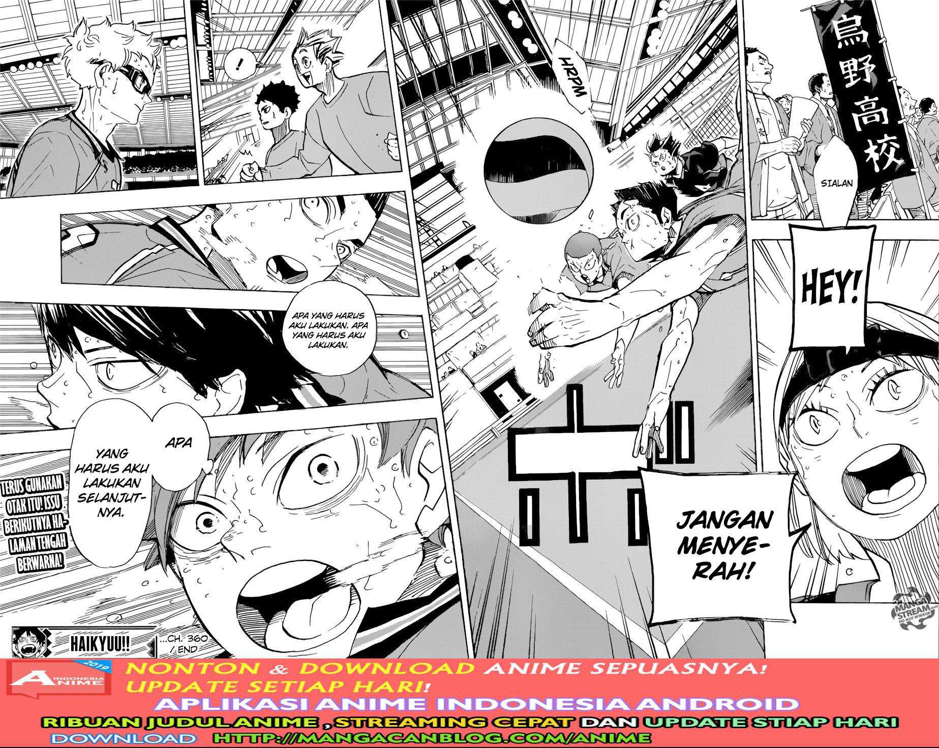 Haikyuu!! Chapter 360 Gambar 17