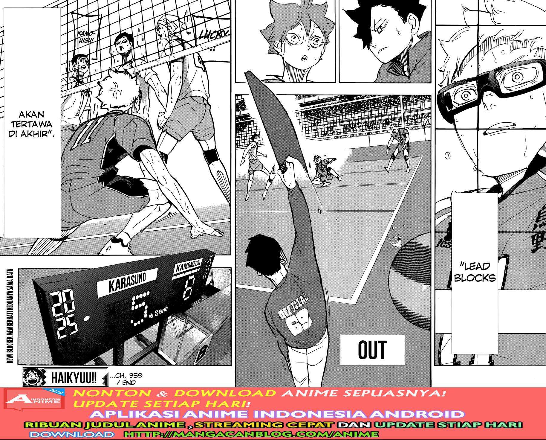 Haikyuu!! Chapter 359 Gambar 17