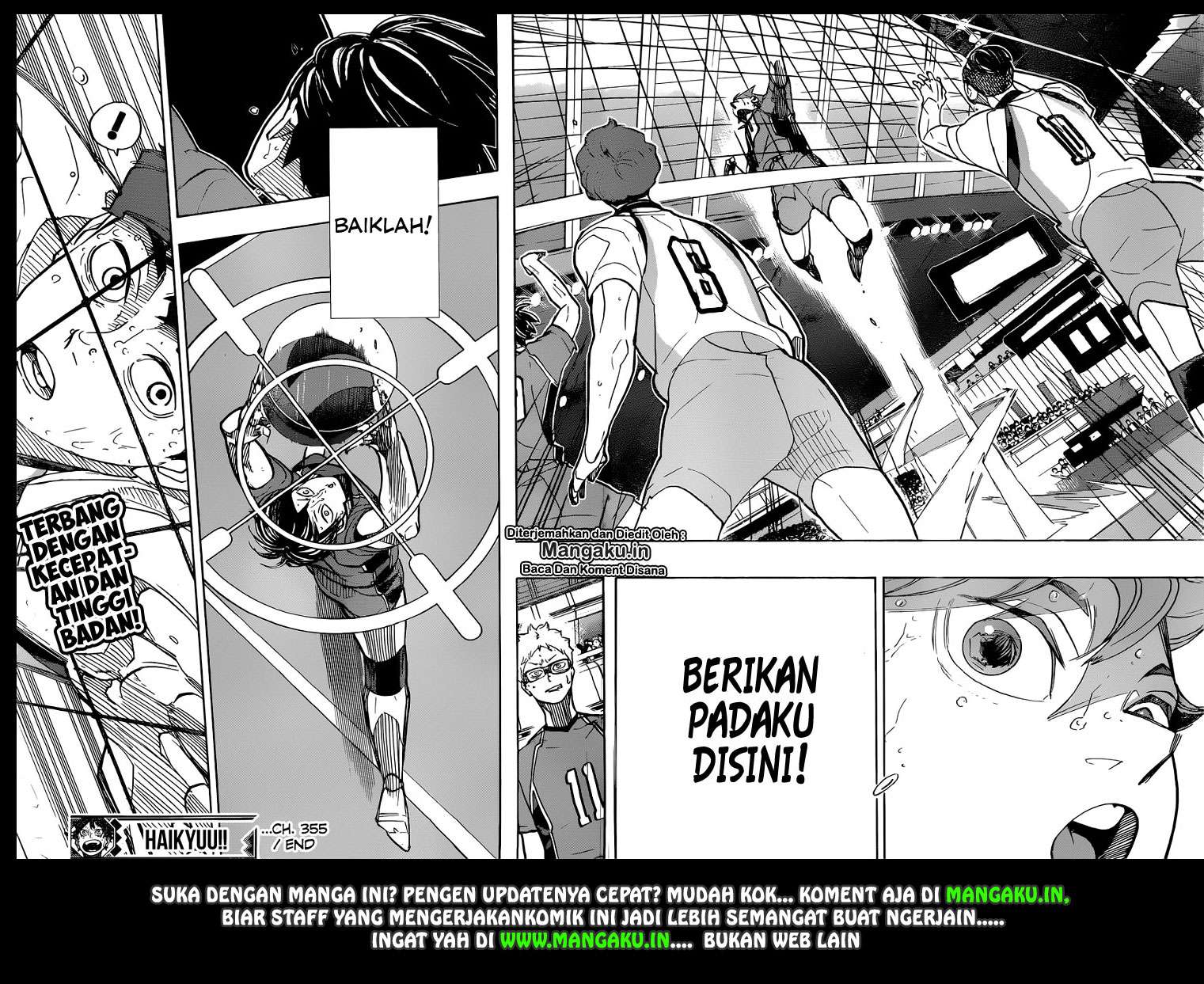 Haikyuu!! Chapter 355 Gambar 17