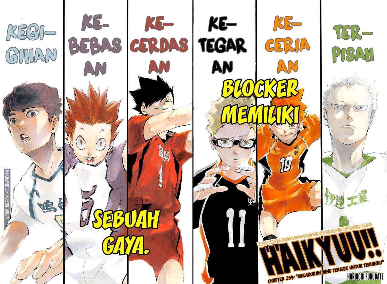 Haikyuu!! Chapter 354 Gambar 3