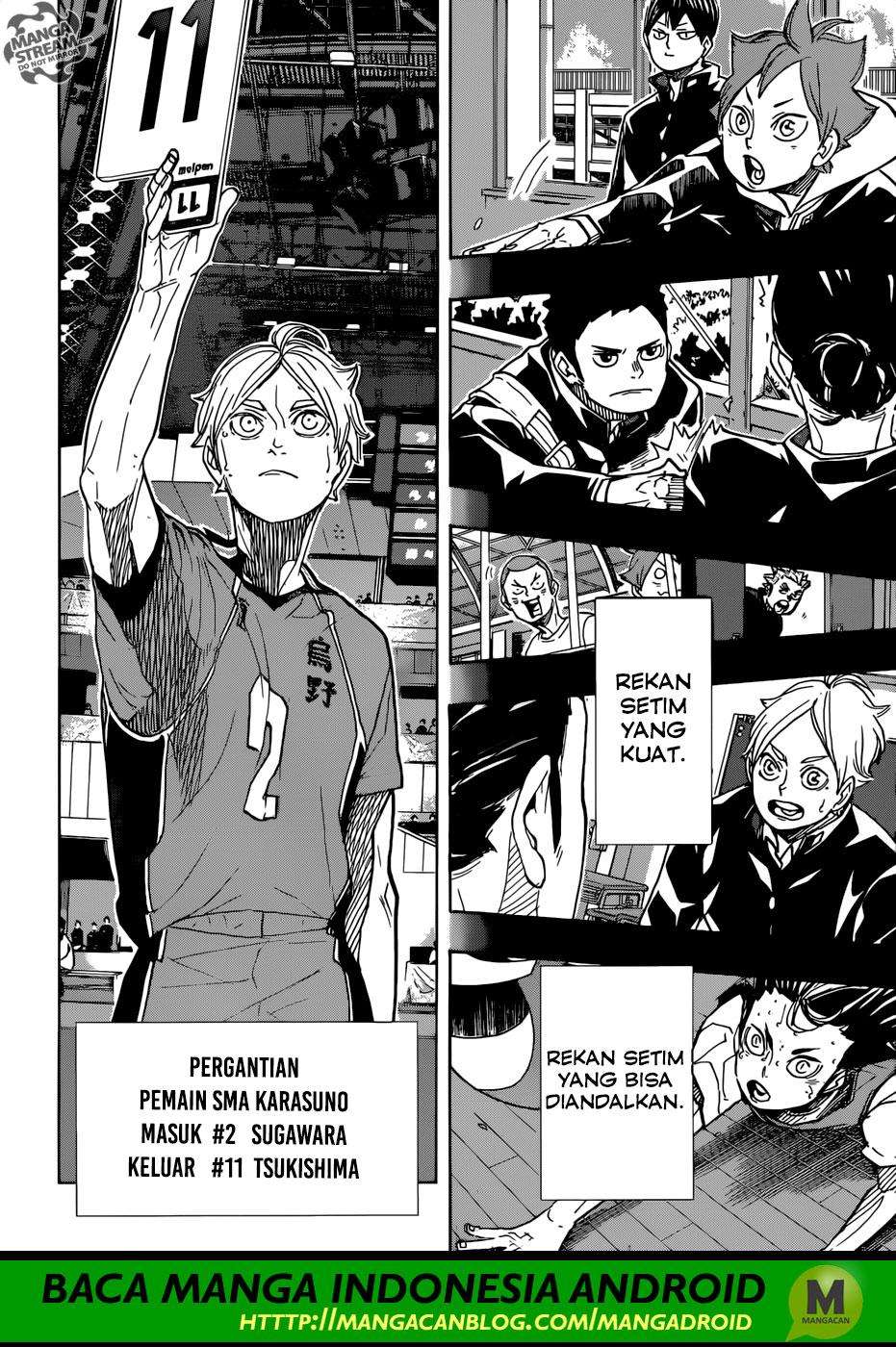Haikyuu!! Chapter 352 Gambar 15