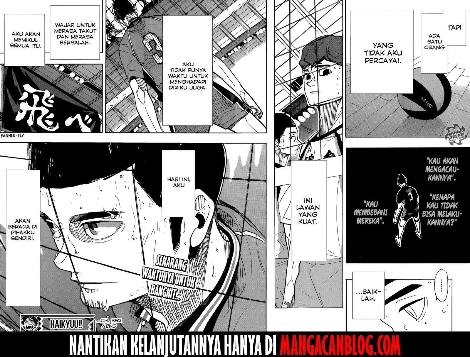 Haikyuu!! Chapter 352 Gambar 17