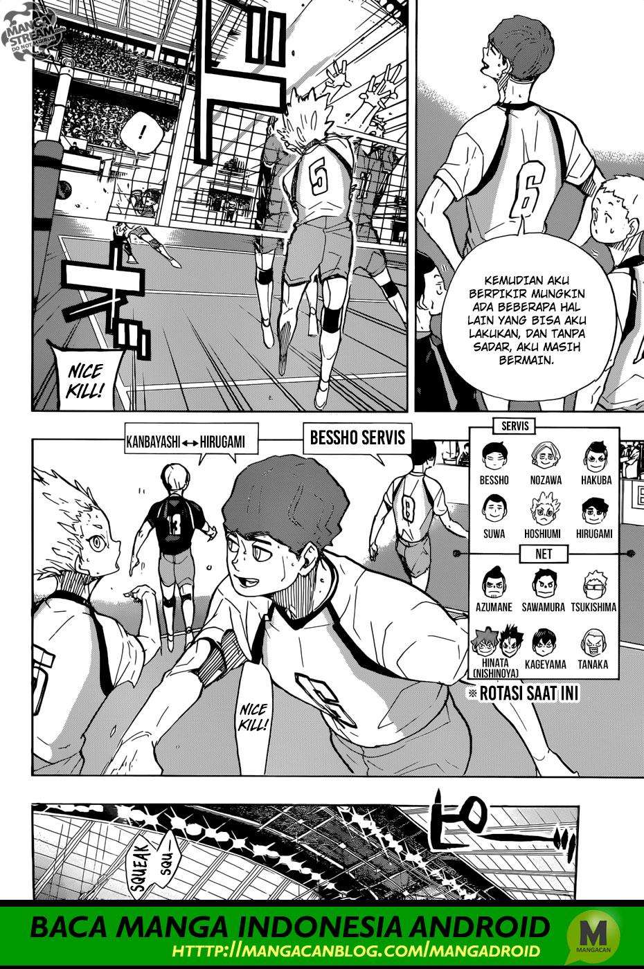Haikyuu!! Chapter 351 Gambar 14