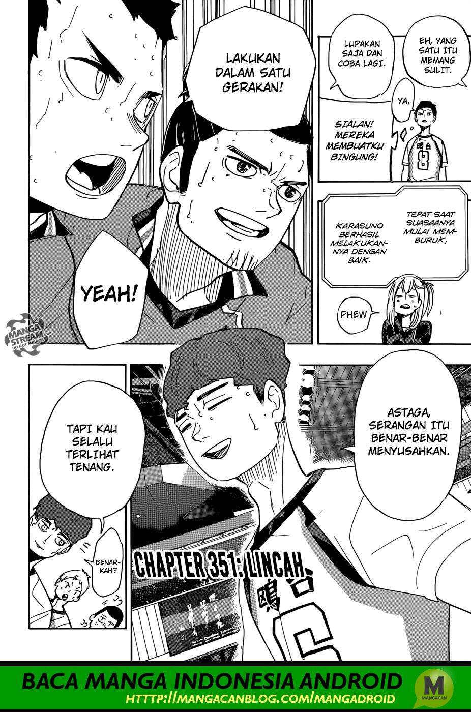 Haikyuu!! Chapter 351 Gambar 3