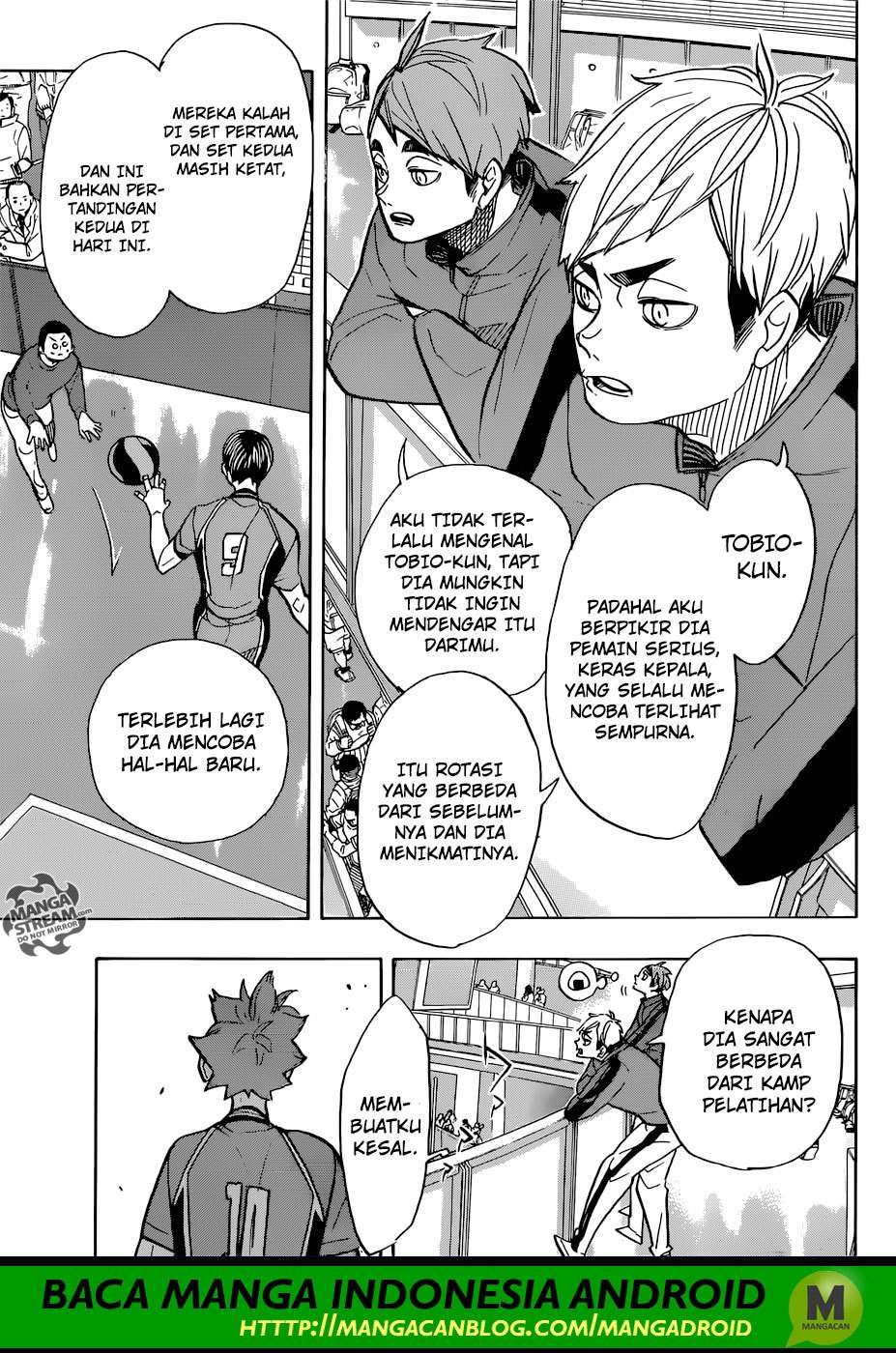 Haikyuu!! Chapter 350 Gambar 13