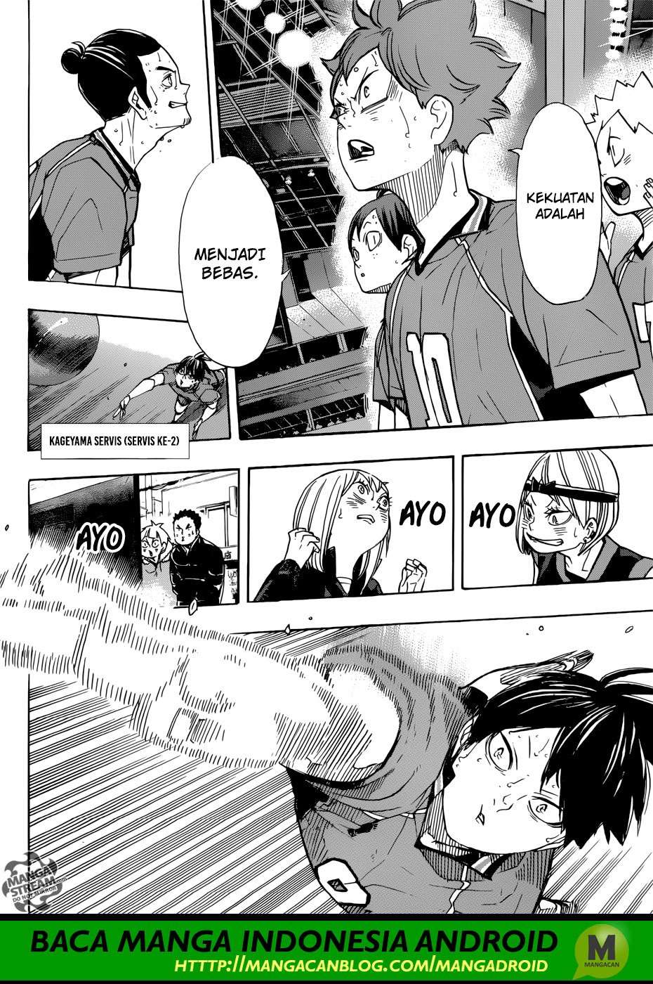 Haikyuu!! Chapter 350 Gambar 14