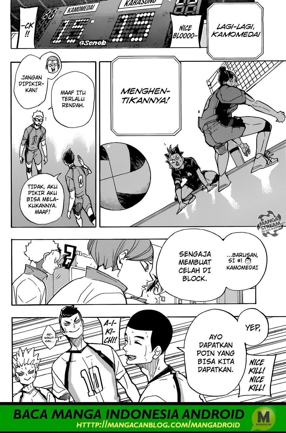 Haikyuu!! Chapter 350 Gambar 19