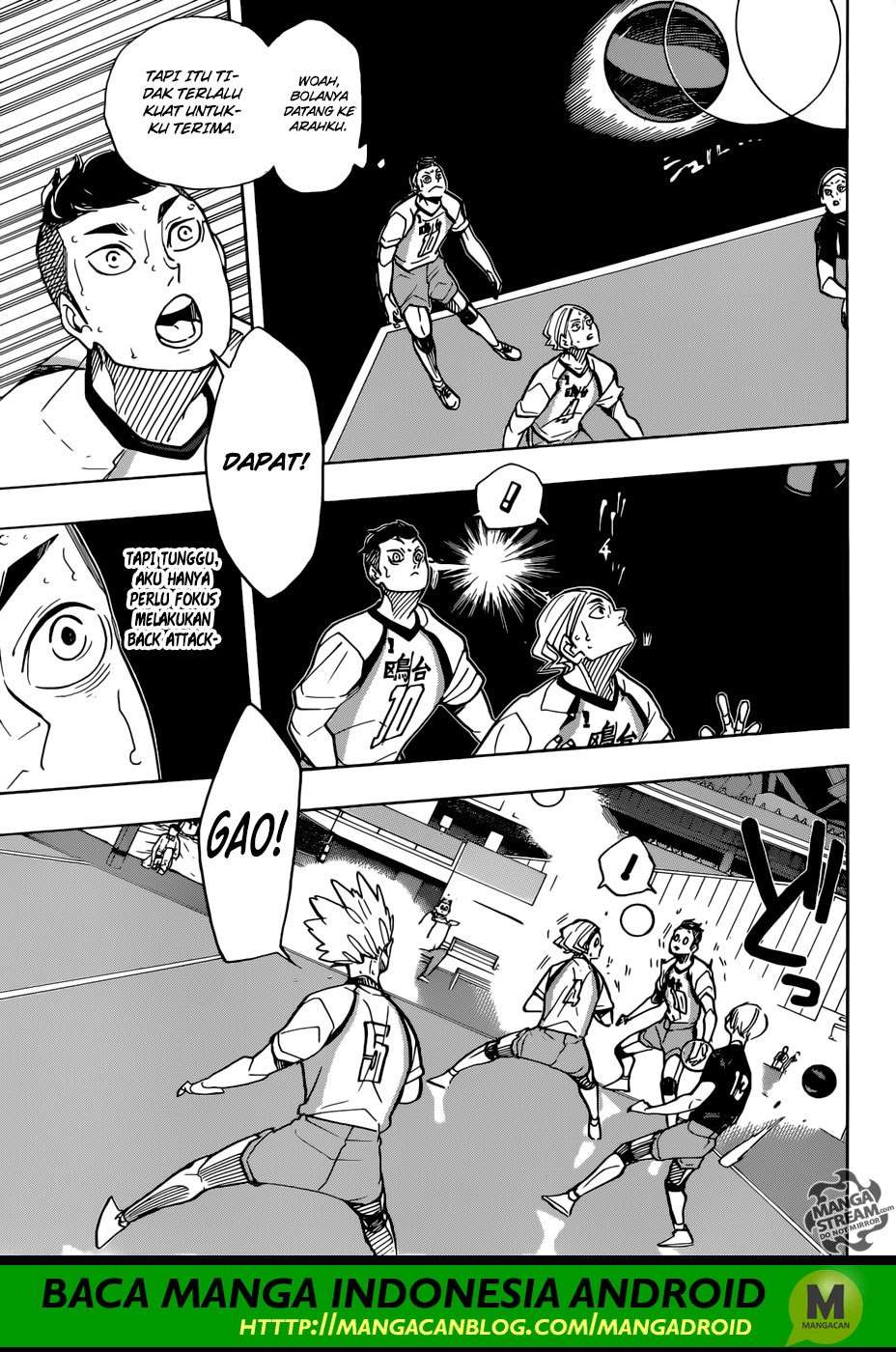 Haikyuu!! Chapter 350 Gambar 9