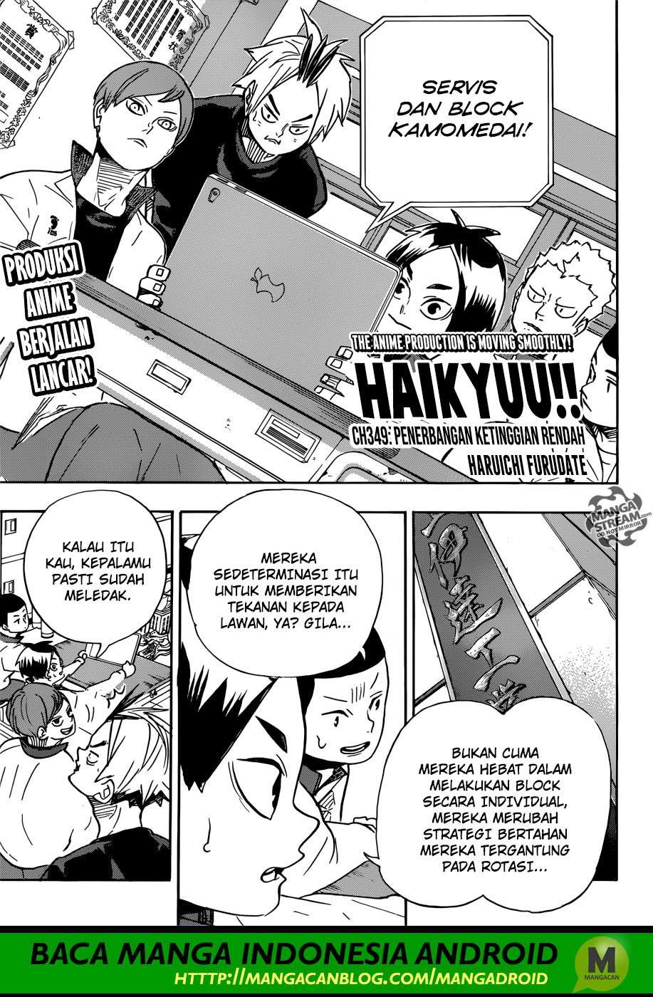 Komik Haikyuu!! Chapter 349 gambar nomor 1