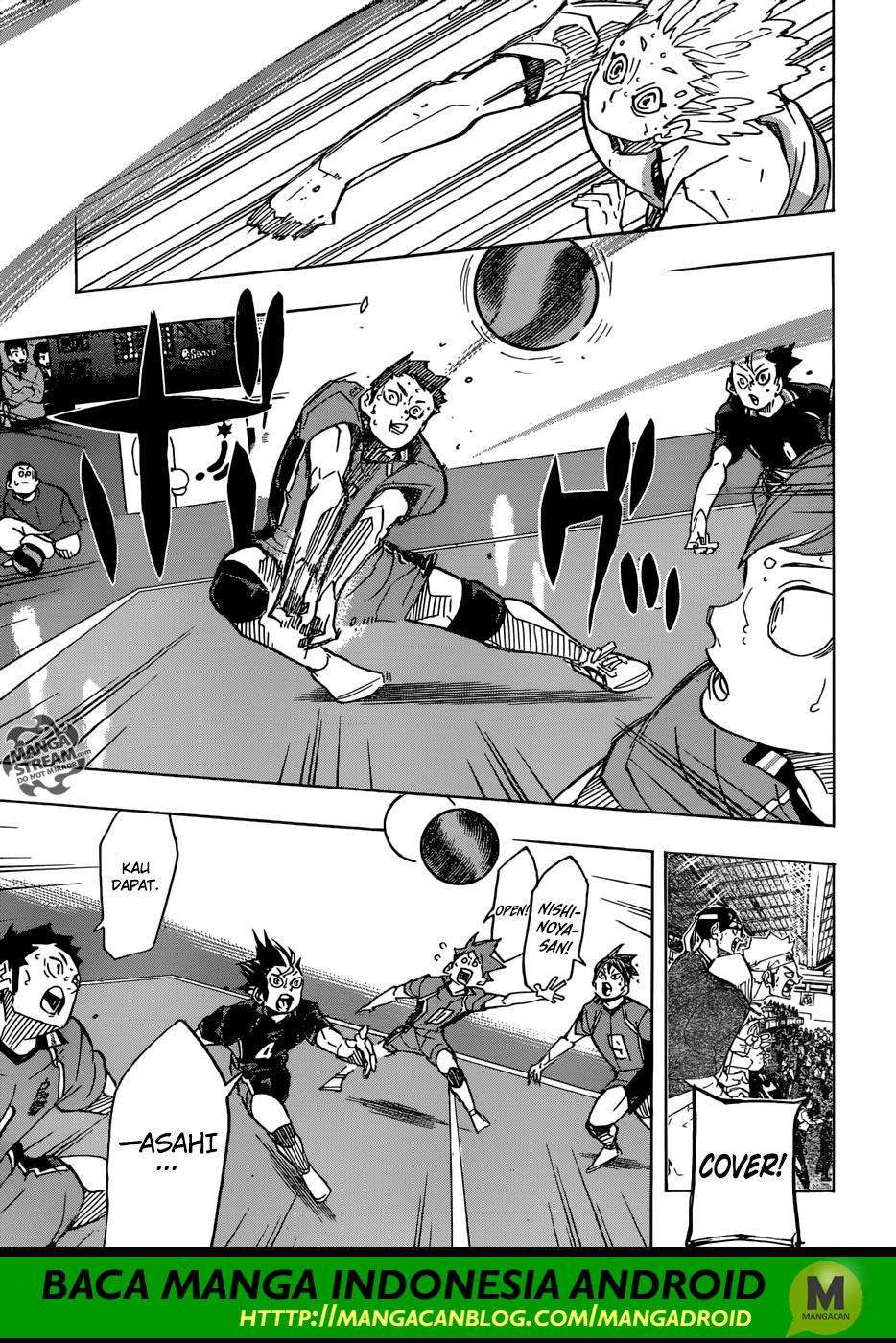 Haikyuu!! Chapter 348 Gambar 16