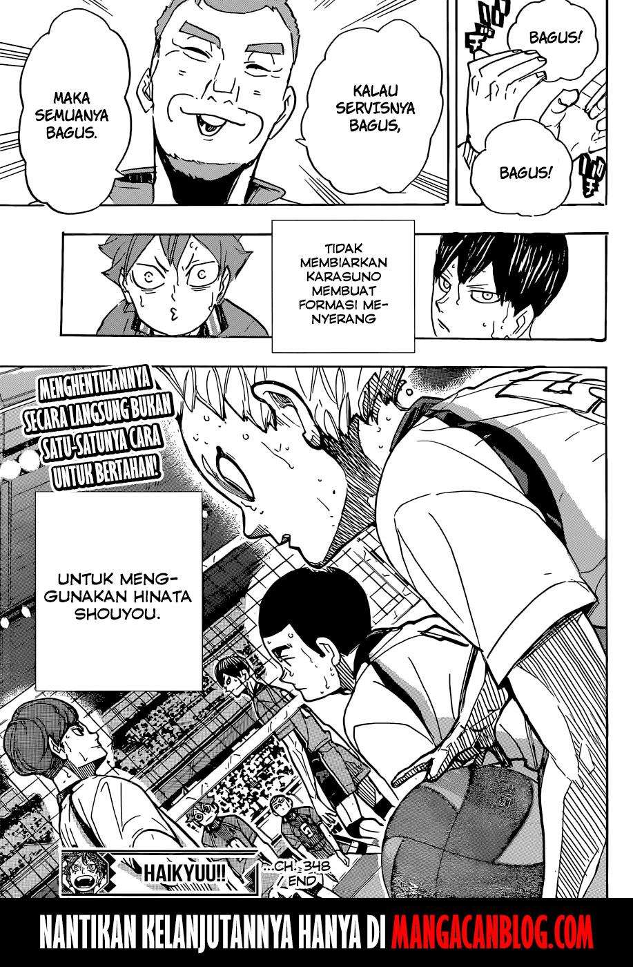 Haikyuu!! Chapter 348 Gambar 19