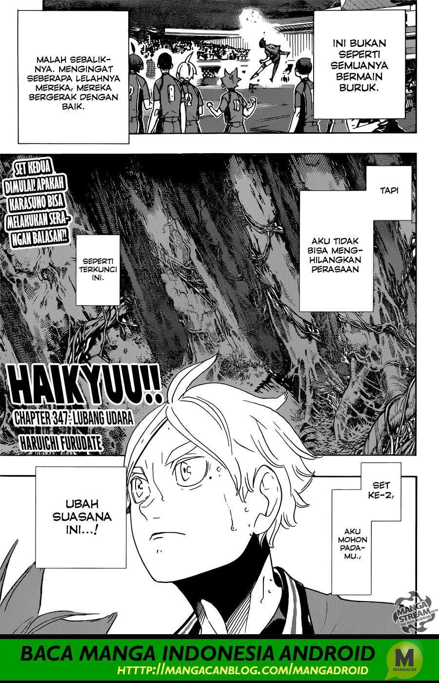 Komik Haikyuu!! Chapter 347 gambar nomor 1