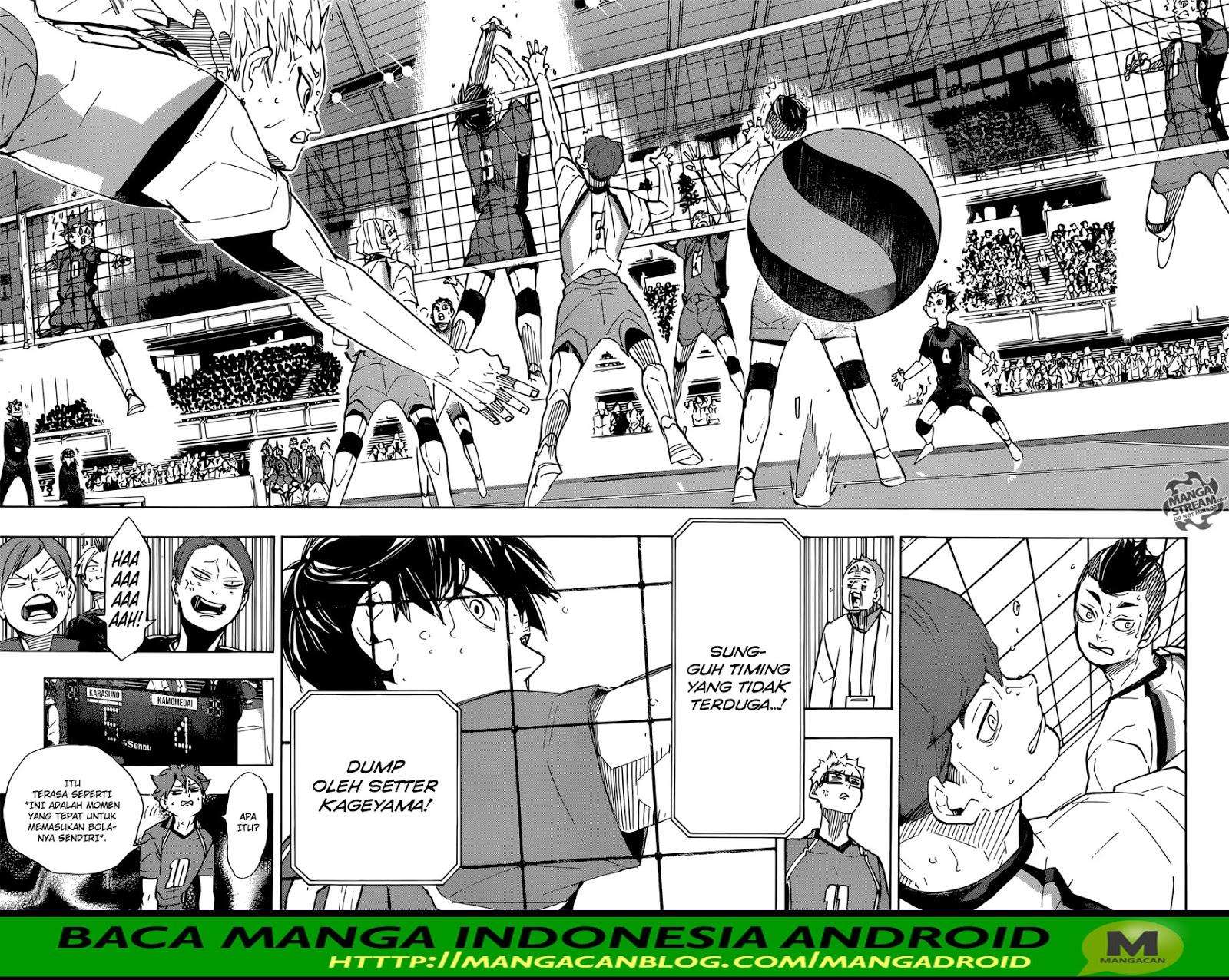 Haikyuu!! Chapter 347 Gambar 16