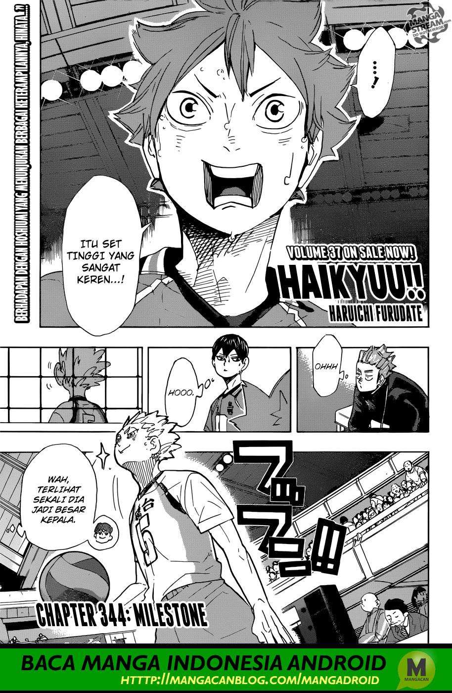 Komik Haikyuu!! Chapter 344 gambar nomor 1